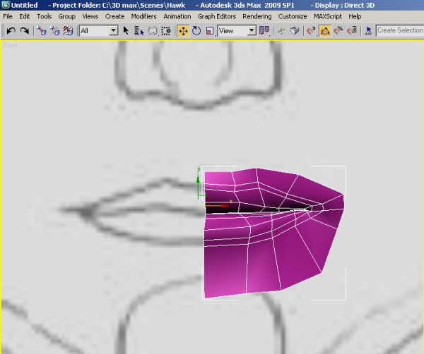 Creation of Head: Step 1